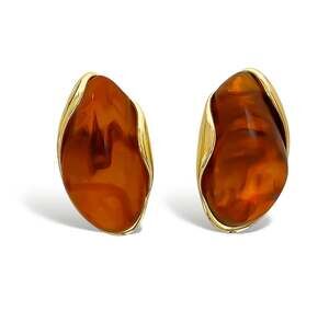 Glow movement Earrings brown